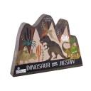 FLOSS & ROCK Dino 80pc "Dino" Shaped Jigsaw with Shaped Box  38P3437