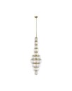 Killarney 19" Layered Entry Chandelier Brass