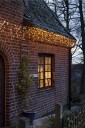 Konstsmide   Istappbelysning 200Light 5 m gul IP44   Hvit