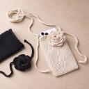 Mini Craft Kit Crochet Bag With Rose 977633