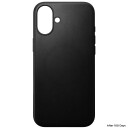 Nomad Lærveske for iPhone 16 Plus - MagSafe Kompatibel - Svart