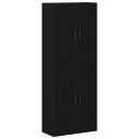  skap 2 skap i svart eik 69,5x34x180 cm laget av tre