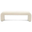 Riviera Maison Brera Benk bouclé white hvit