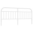  Sengegavl i metall hvit 200 cm 8720845885021