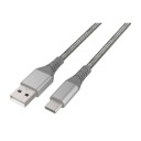 DACOTA PLATINUM USB-USBC KABEL 1 M, GRÅ
