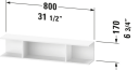 Duravit Ketho.2 Hylle 800x150 mm Grafitt Matt