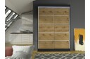 Liverpool Garderobe 120x200 cm - Grå