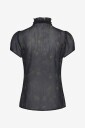 Saint Tropez Liljasz Crinkle Ss Shirt   Black   M