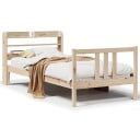  Sengeramme med hodegavl 75x190 cm heltre furu