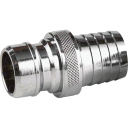 Nito 1" Krom Koblingsnippel med Slangespiss for Hydraulikk