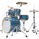Tama Wbr42s-Tqp Sc Walnut/birch Shellkit 4pc (10,12,16,22), Turquoise Pearl