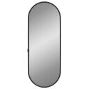  Veggspeil svart 40x15 cm oval