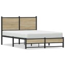  Sengeramme i metall uten madrass sonoma eik 120x190 cm 8721102954702