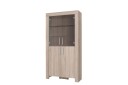 Hvitrinskap Cezar 100X42X201 Cm   Beige/Hvit
