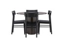 Venture Home Olivia Spisegruppe + 4 stoler Mokka