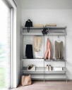 String hylleplate grå 78x30 cm 3-pk