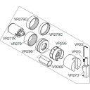 VOLA TETNINGSDEKSEL SERVICESETT ( brushed stainless steel