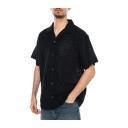 Wrangler Ss Resort Shirt   Black   L x 00