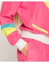 Neon Rosa 80 talls Grilldress med Lommer til Dame Strl L