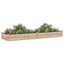 vidaXL Høybed med foring 240x60x25 cm heltre gran