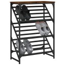  Skohylle røkt eik 60x30x85 cm konstruert tre 8721012123977