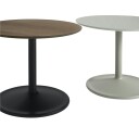 Muuto Soft Sidebord Ø41x48 cm Massiv Røkt Eik / Sort