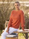 Viking Garn 2320 8 Una Genser Oransje