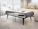 Salvaris Sofabord 120 cm - Svart og hvit