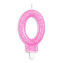 Kakelys Tall Glitter Rosa   Tallet 0