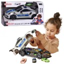 Majorette Porsche 911 Gt3 Politibil Oppbevaring + 1 Bil