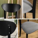 Esher spisestol - svart