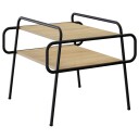 vidaXL Kaffebord Sonoma eik 50 x 50 x 51 cm Konstruert tre