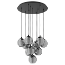 Ariscani Pendel lampe sort/sotet 10x40E27