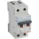 Legrand 5 stk TX³ MCB automatsikring B3 2P 2M 10/10kA