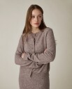 Lexington Clothing Fine Knitted Cardigan   Brown   M