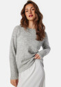 SELECTED FEMME Lulu LS Knit O-Neck Light Grey Melange M