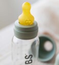 Bibs Tåteflaske I Glass Med Latex Tupp 110 Ml Sage
