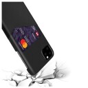 KSQ iPhone 11 Pro Deksel med Kort Lomme Svart