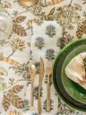 Chamois Floral linduk oker 170x270cm