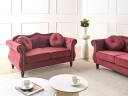 2-seters sofa Skien - Mørkerød