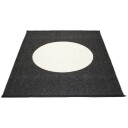 Pappelina Vera matte 180x230 cm one black / vanilla