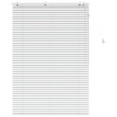 vidaXL Venetiansk persienne Hvit 110 x 160 cm 35 mm