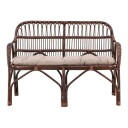 Venture Design Nella 2-seters sofa Svart 129 x 62 cm Svart