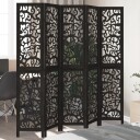  Romdeler 5 paneler svart heltre keisertre 8721012074552