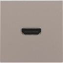 Niko HDMI Uttak med Klemmer for Kabelmontering, Bronse Bronze 44.5 x 44.5 x 8.6 mm