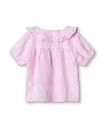 Fliink Ciao Stripe T Skjorte Cloud Dancer Pink Stripe (98 /3 år)