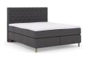 Select No 3 Komplett Sengepakke 180x200 Fast/MediuMørkegrå/Kobberben