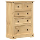  Kommode Corona 80x43x114 cm heltre furu 8721012879119