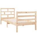 vidaXL Sengeramme heltre 75x190 cm 2FT6 Small Single