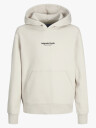 Jack and Jones Junior Vesterbro Sweat Hood Junior Beige 164